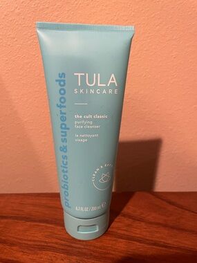 NEW Tula The Cult Classic Purifying Face Cleanser Large 6.7 Fluid Ounces
